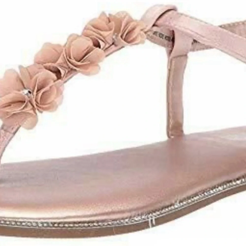 Elegant Floral Sandal (Rose color)